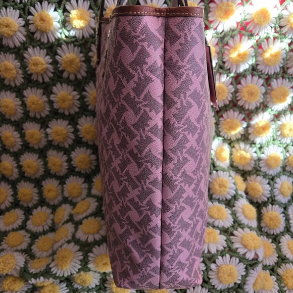 Juicy Couture Scottie Dog Print Large Tote & Matching Pouch - Picture 4 of 15